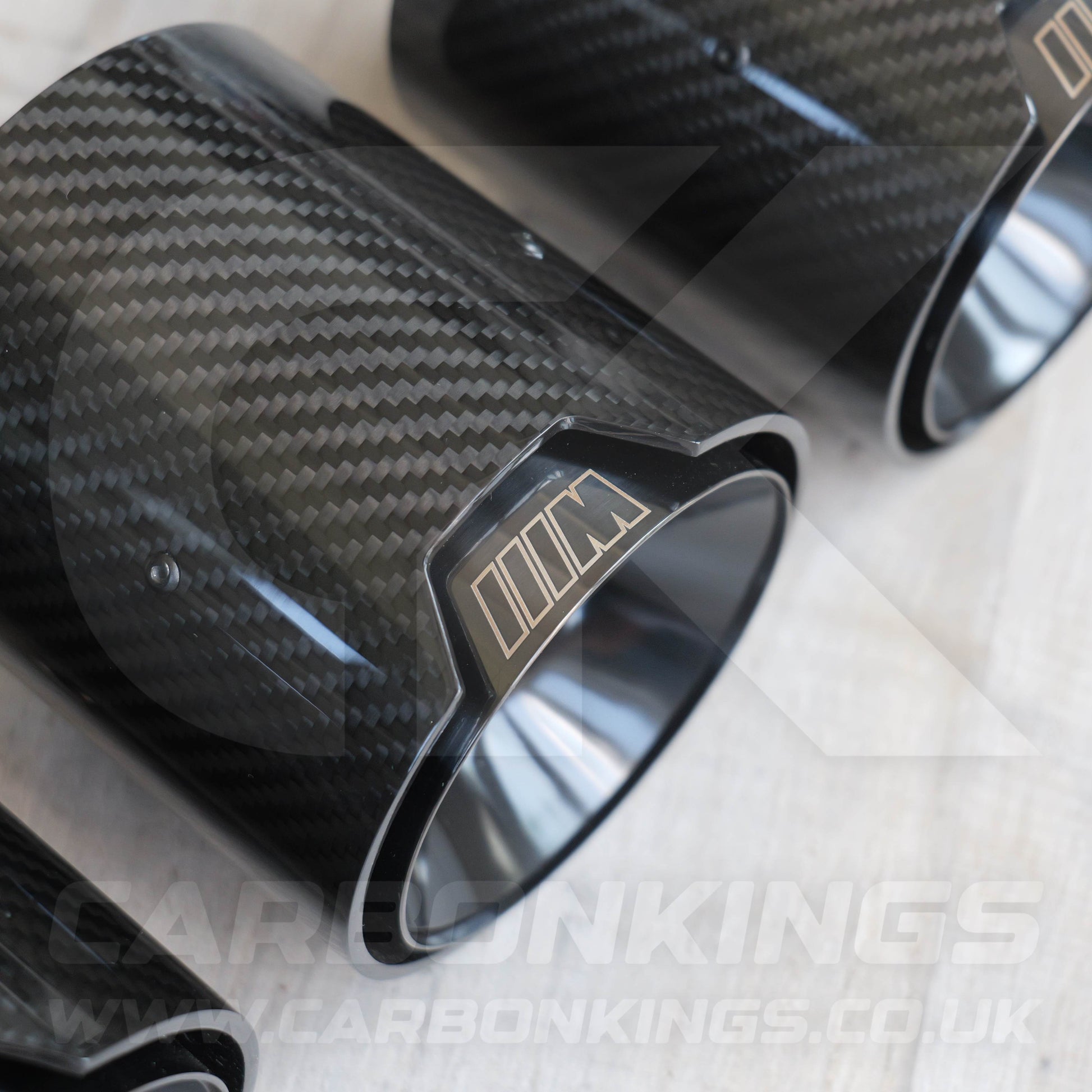 BMW M Performance Carbon Fibre Black Exhaust Tips for G80 G81 G82 G83 M3 M4