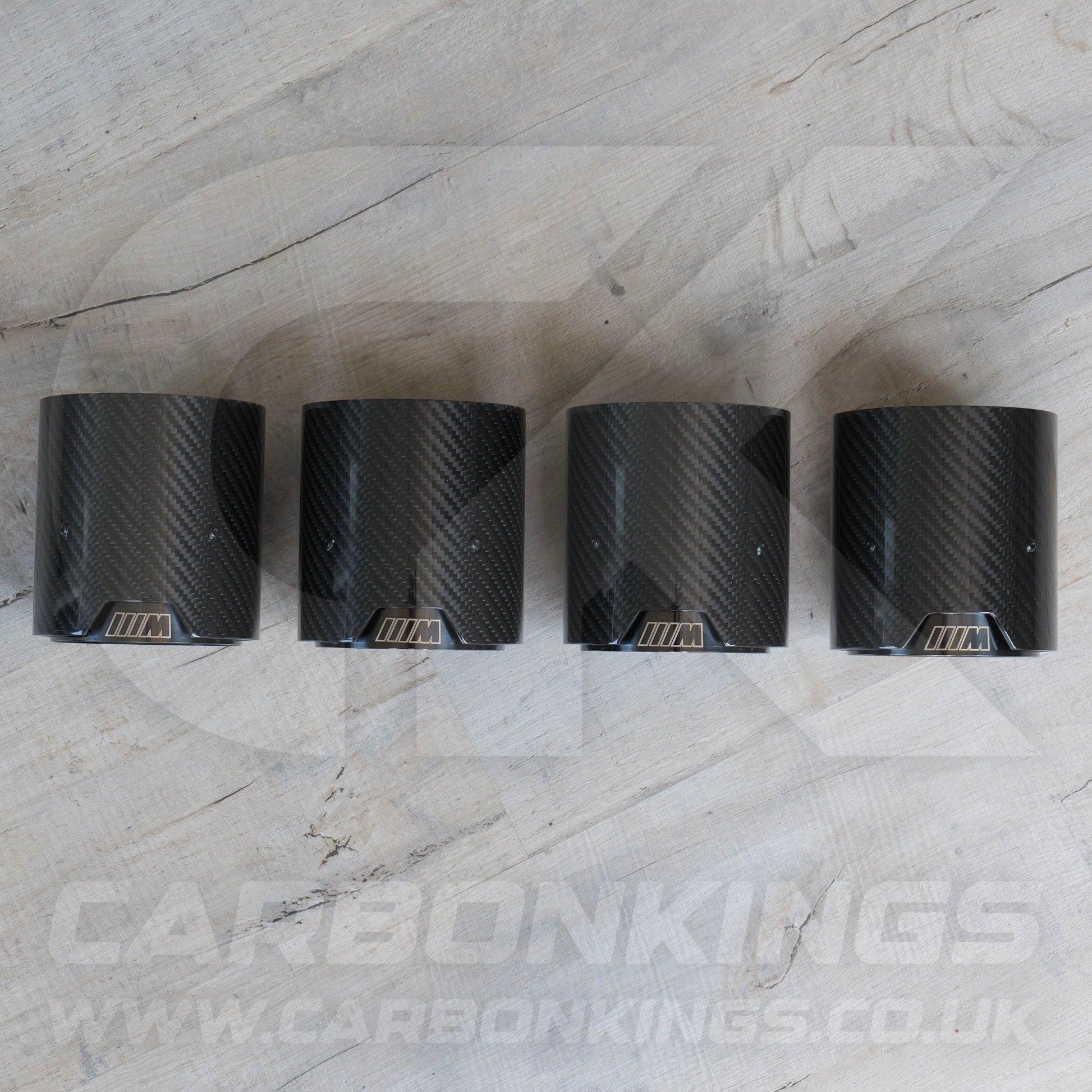 BMW M Performance Carbon Fibre Black Exhaust Tips for G80 G81 G82 G83 M3 M4