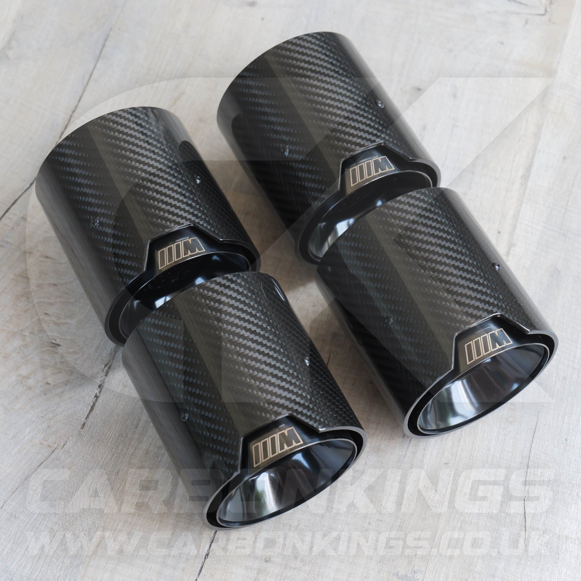 BMW M Performance Carbon Fibre Black Exhaust Tips for G80 G81 G82 G83 M3 M4