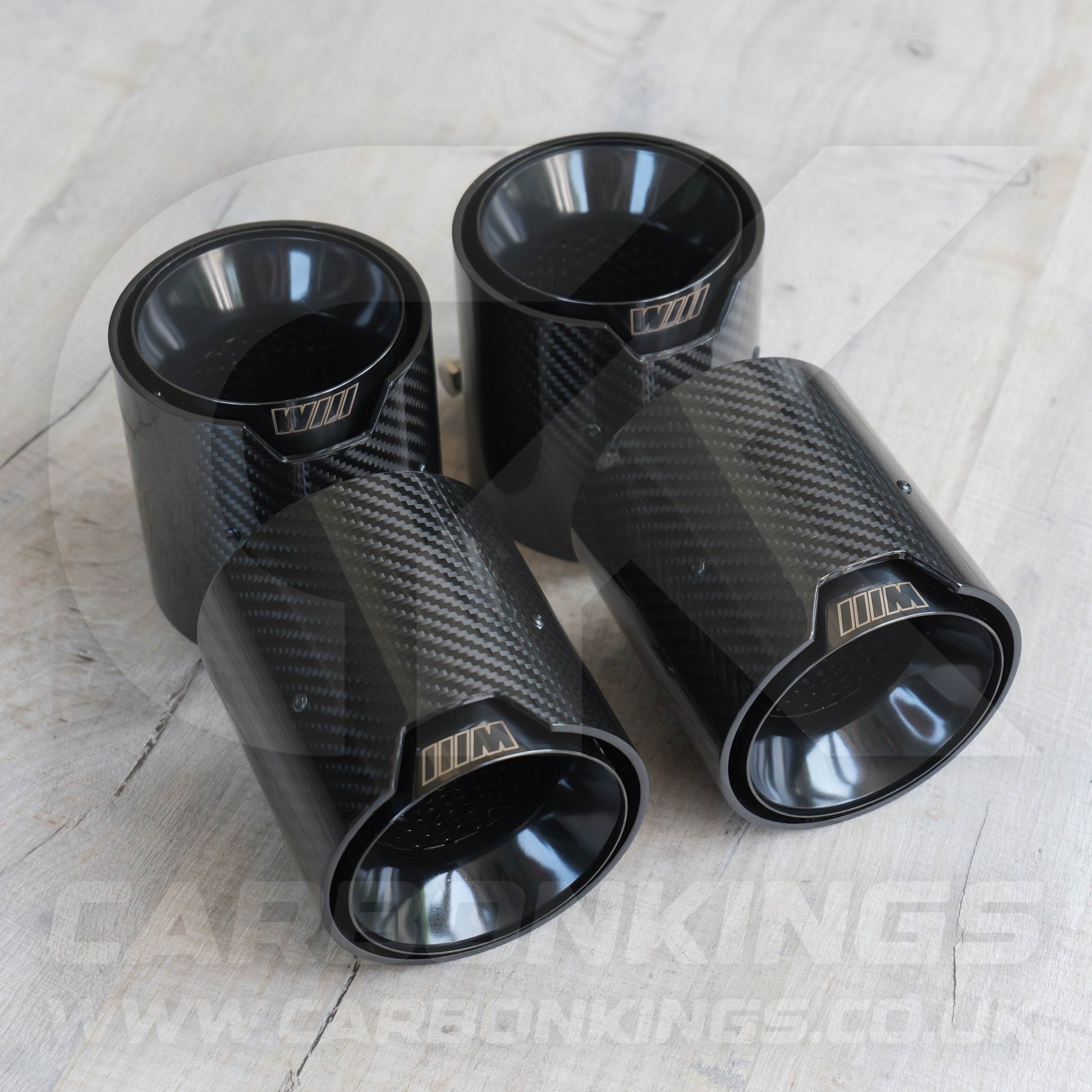 BMW M Performance Carbon Fibre Black Exhaust Tips for G80 G81 G82 G83 M3 M4