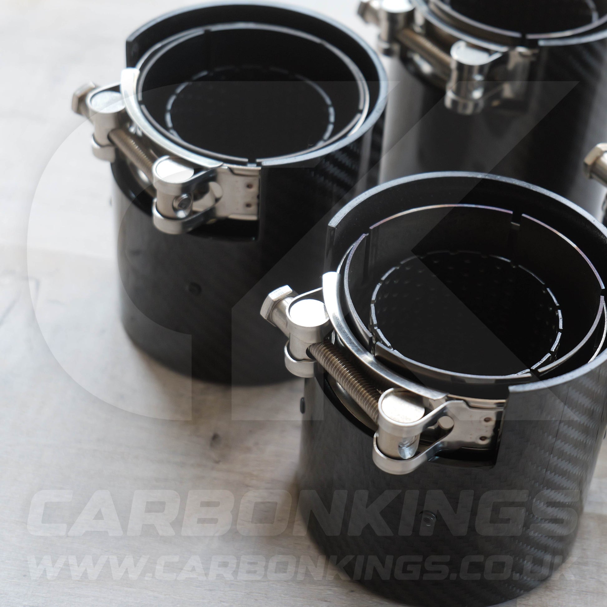 BMW M Performance Carbon Fibre Black Exhaust Tips M2 M3 M4 M5 F80 F82 F83 F87 F10 M5