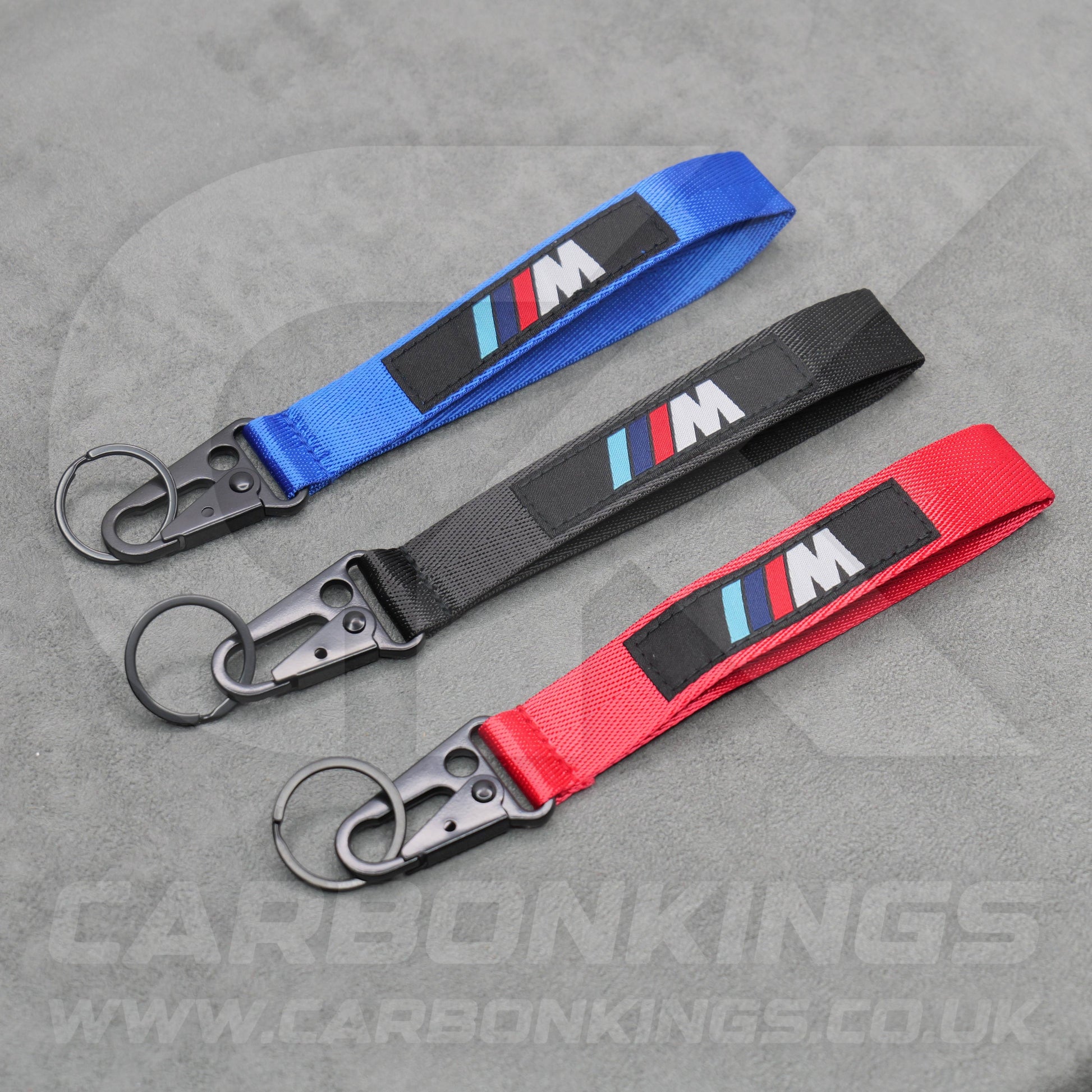 BMW M Embroidered Nylon Car Key Ring Chain M2 M3 M4 X3M X4M X5M X6M