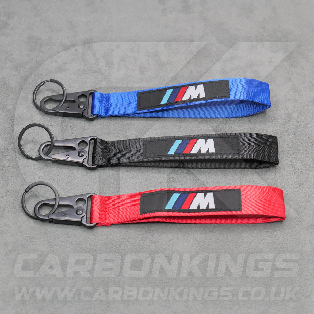 BMW M Embroidered Nylon Car Key Ring Chain M2 M3 M4 X3M X4M X5M X6M
