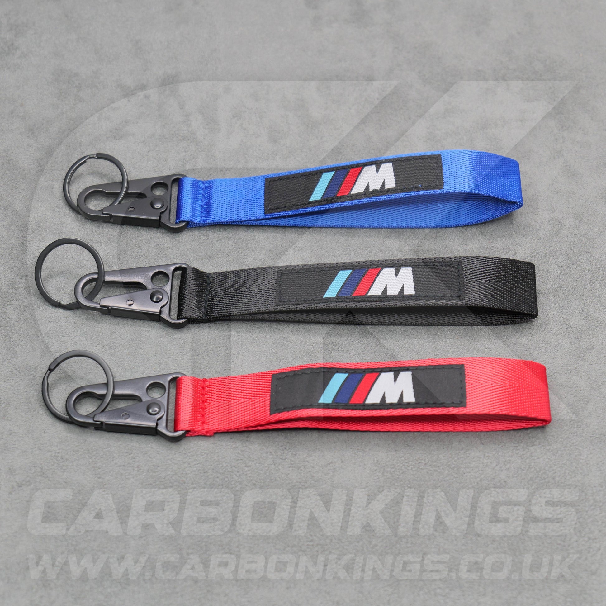 BMW M Embroidered Nylon Car Key Ring Chain M2 M3 M4 X3M X4M X5M X6M