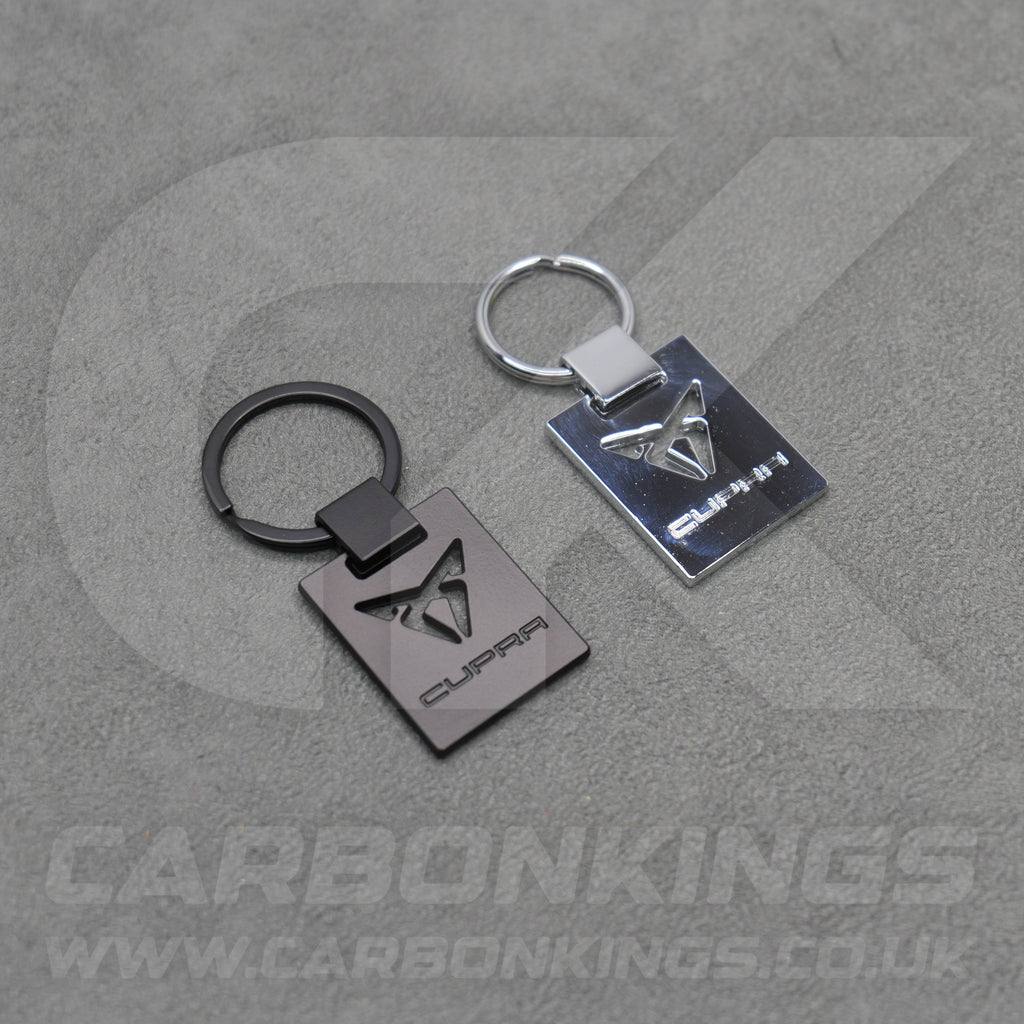 CUPRA Silver / Black Key Ring Chain VZ Born Ateca Leon Formentor Tavascan Terramar
