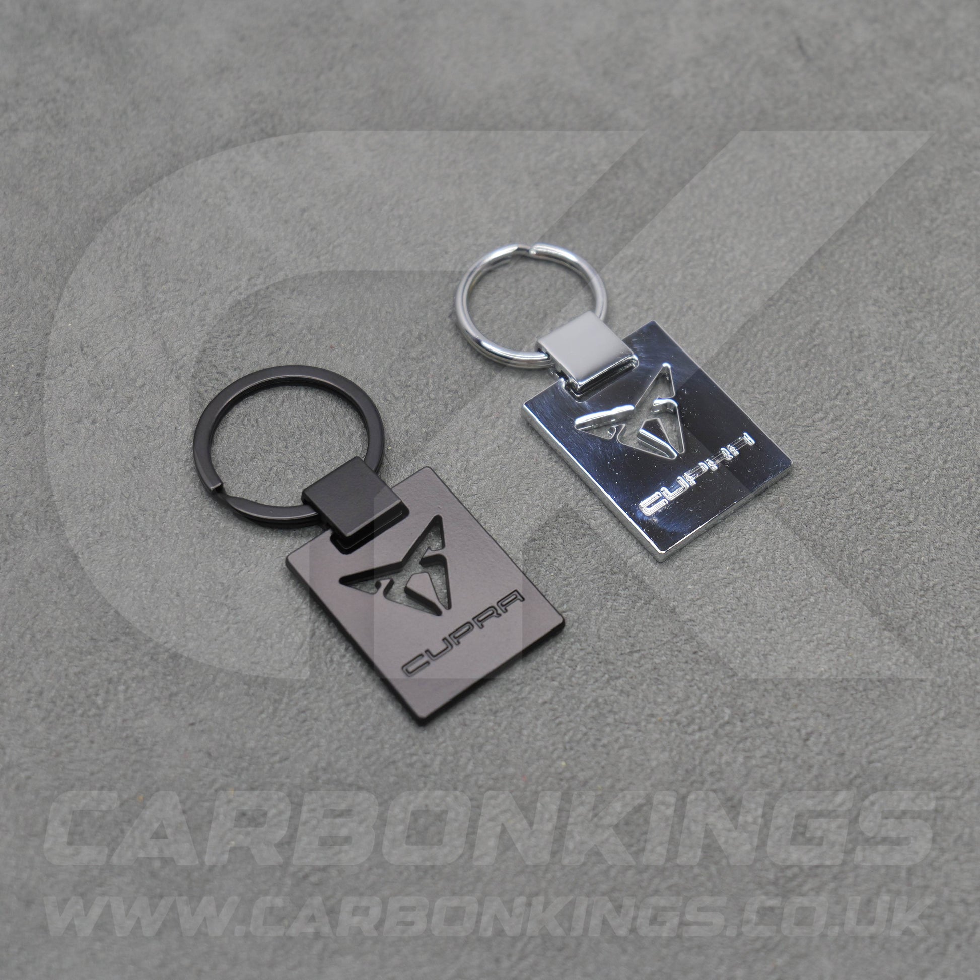 CUPRA Silver / Black Key Ring Chain VZ Born Ateca Leon Formentor Tavascan Terramar