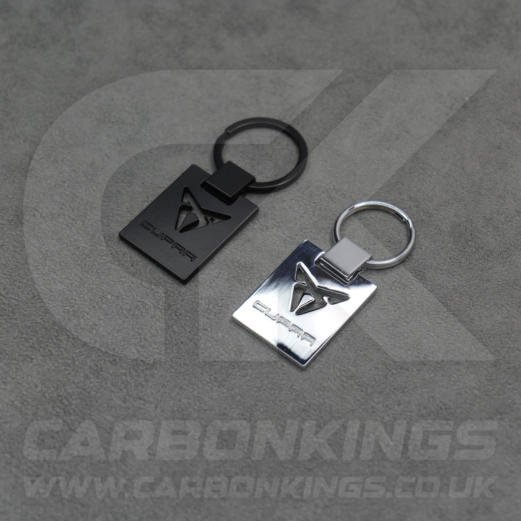 CUPRA Silver / Black Key Ring Chain VZ Born Ateca Leon Formentor Tavascan Terramar