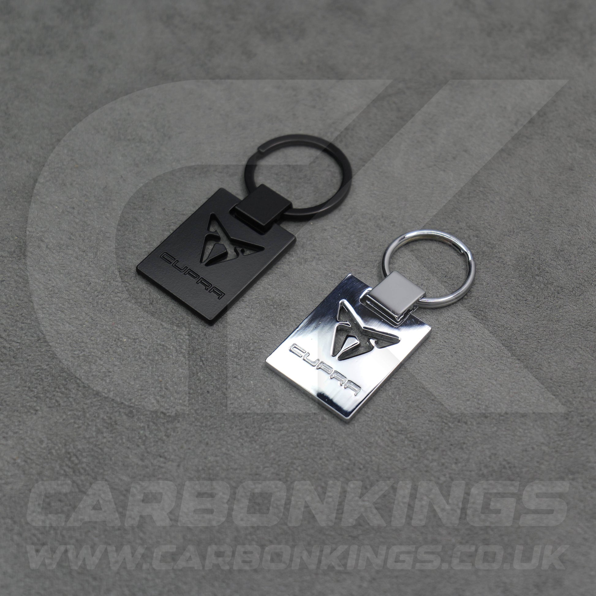 CUPRA Silver / Black Key Ring Chain VZ Born Ateca Leon Formentor Tavascan Terramar