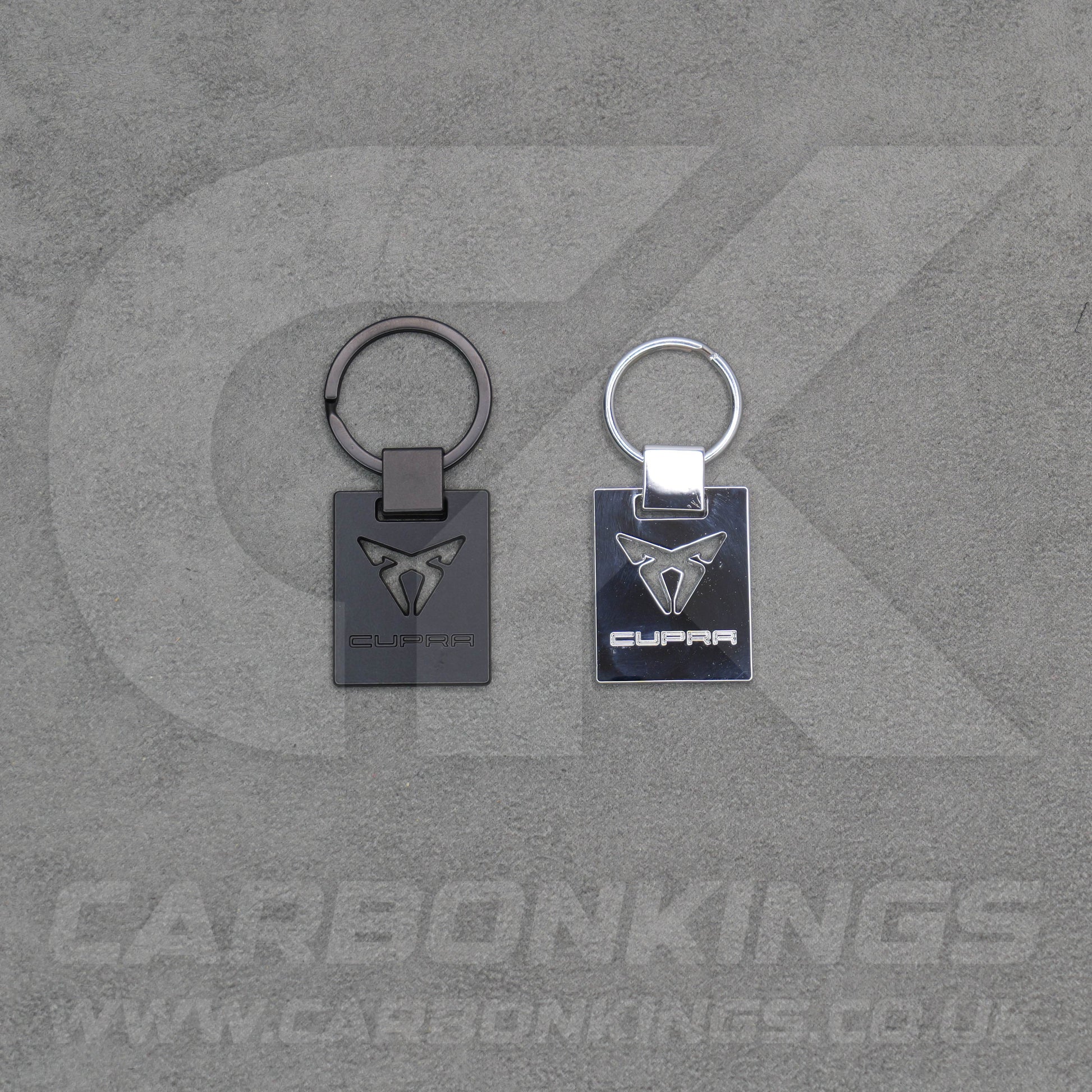 CUPRA Silver / Black Key Ring Chain VZ Born Ateca Leon Formentor Tavascan Terramar