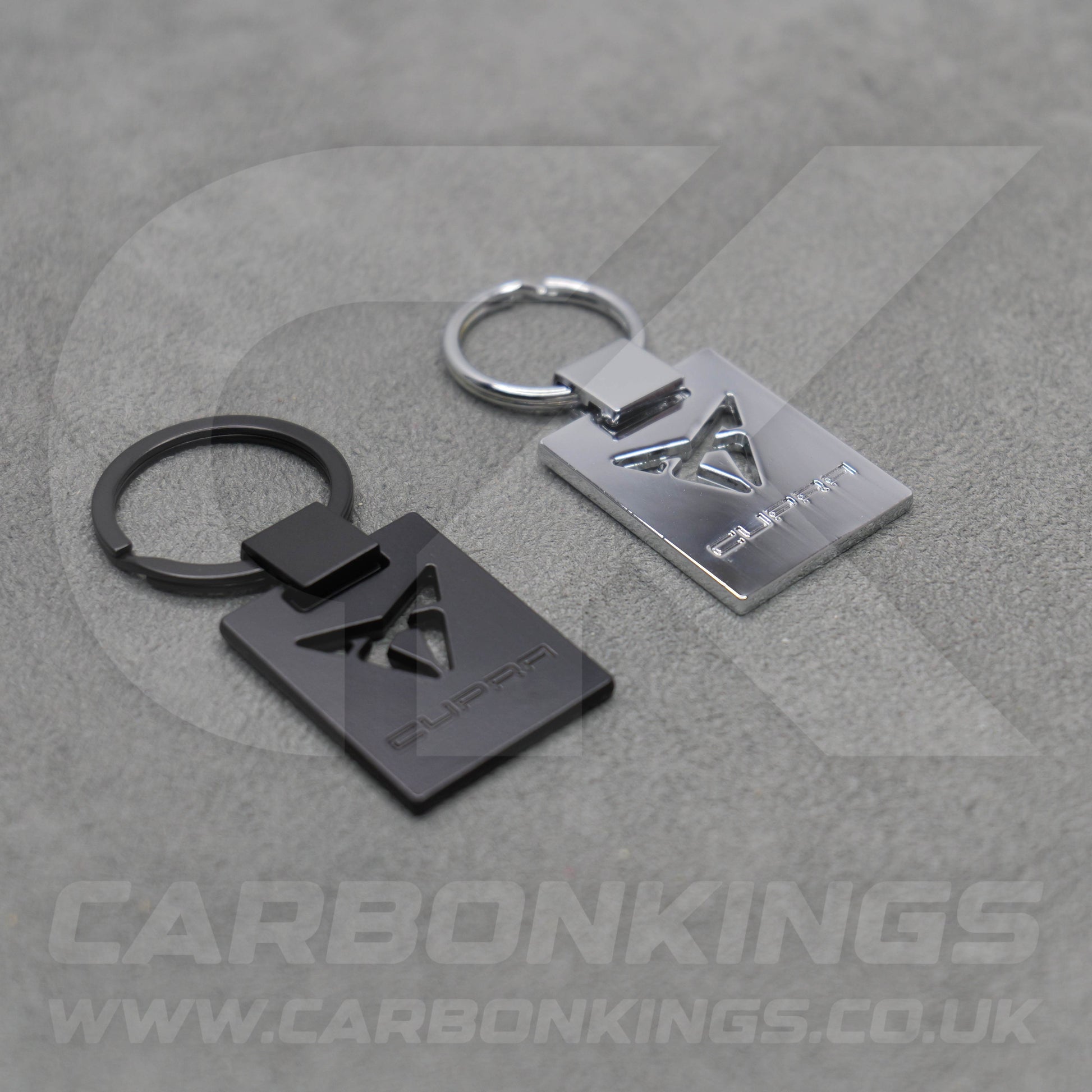 CUPRA Silver / Black Key Ring Chain VZ Born Ateca Leon Formentor Tavascan Terramar