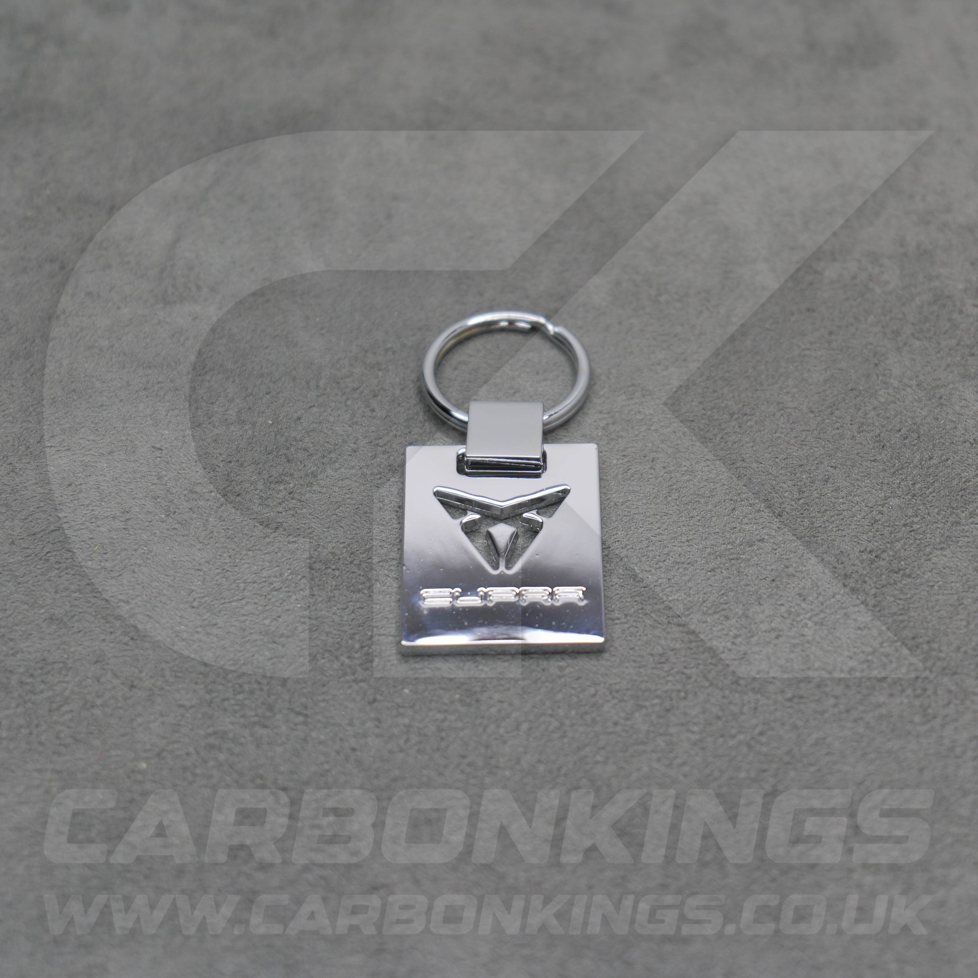 CUPRA Silver / Black Key Ring Chain VZ Born Ateca Leon Formentor Tavascan Terramar