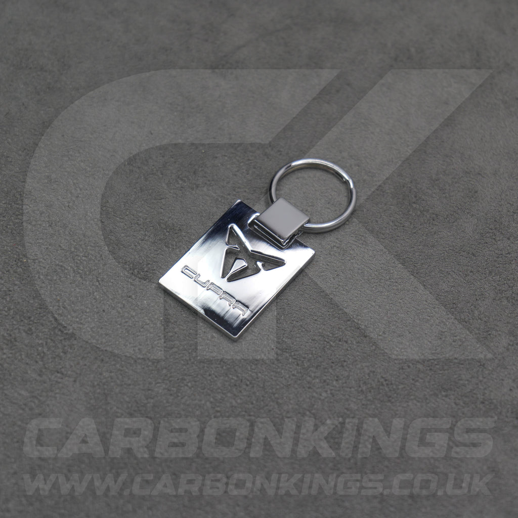 CUPRA Silver / Black Key Ring Chain VZ Born Ateca Leon Formentor Tavascan Terramar