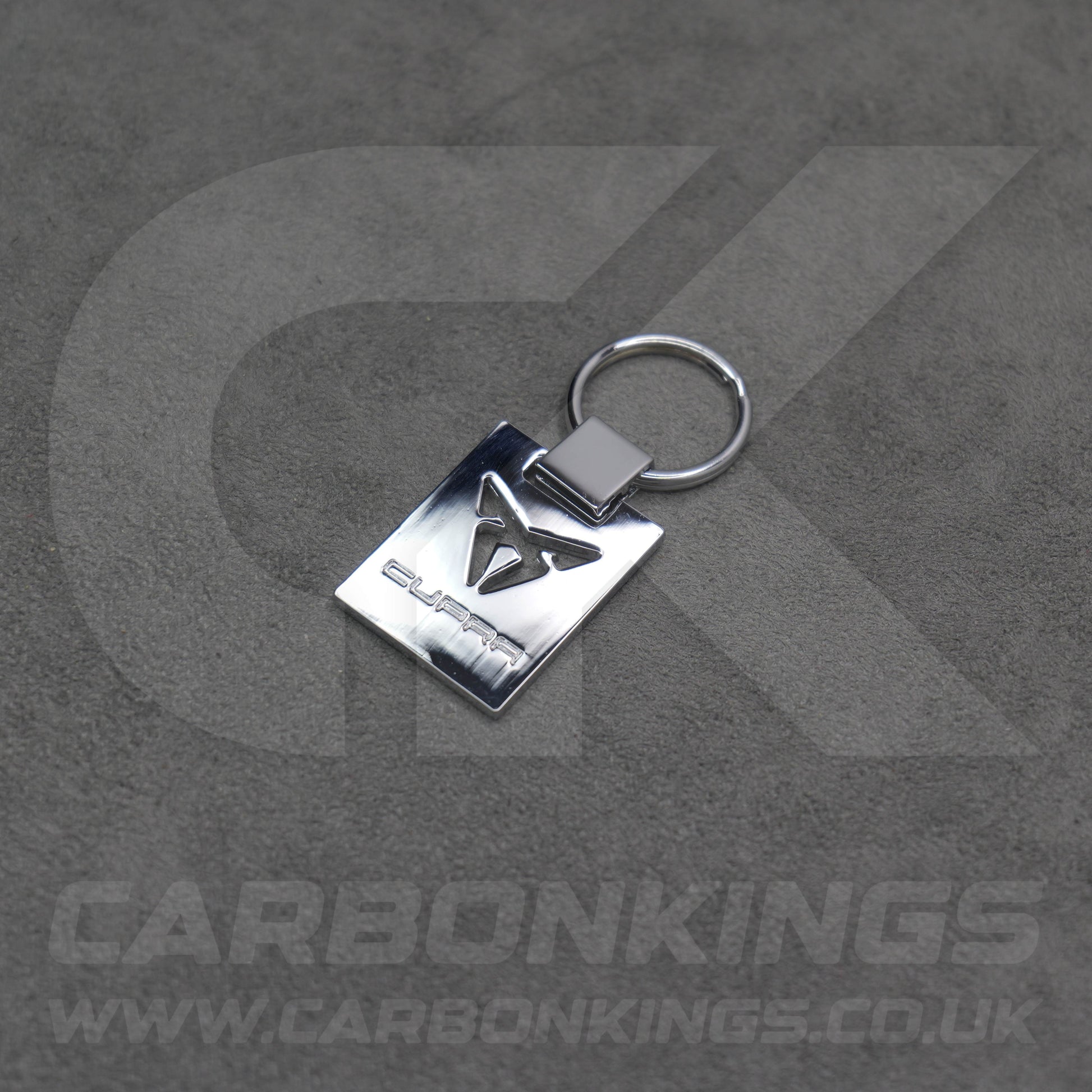 CUPRA Silver / Black Key Ring Chain VZ Born Ateca Leon Formentor Tavascan Terramar