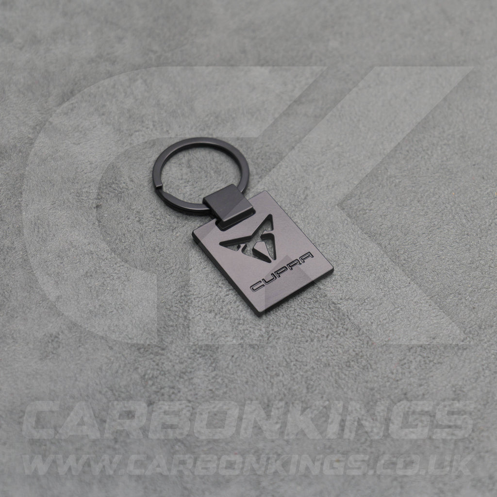 CUPRA Silver / Black Key Ring Chain VZ Born Ateca Leon Formentor Tavascan Terramar