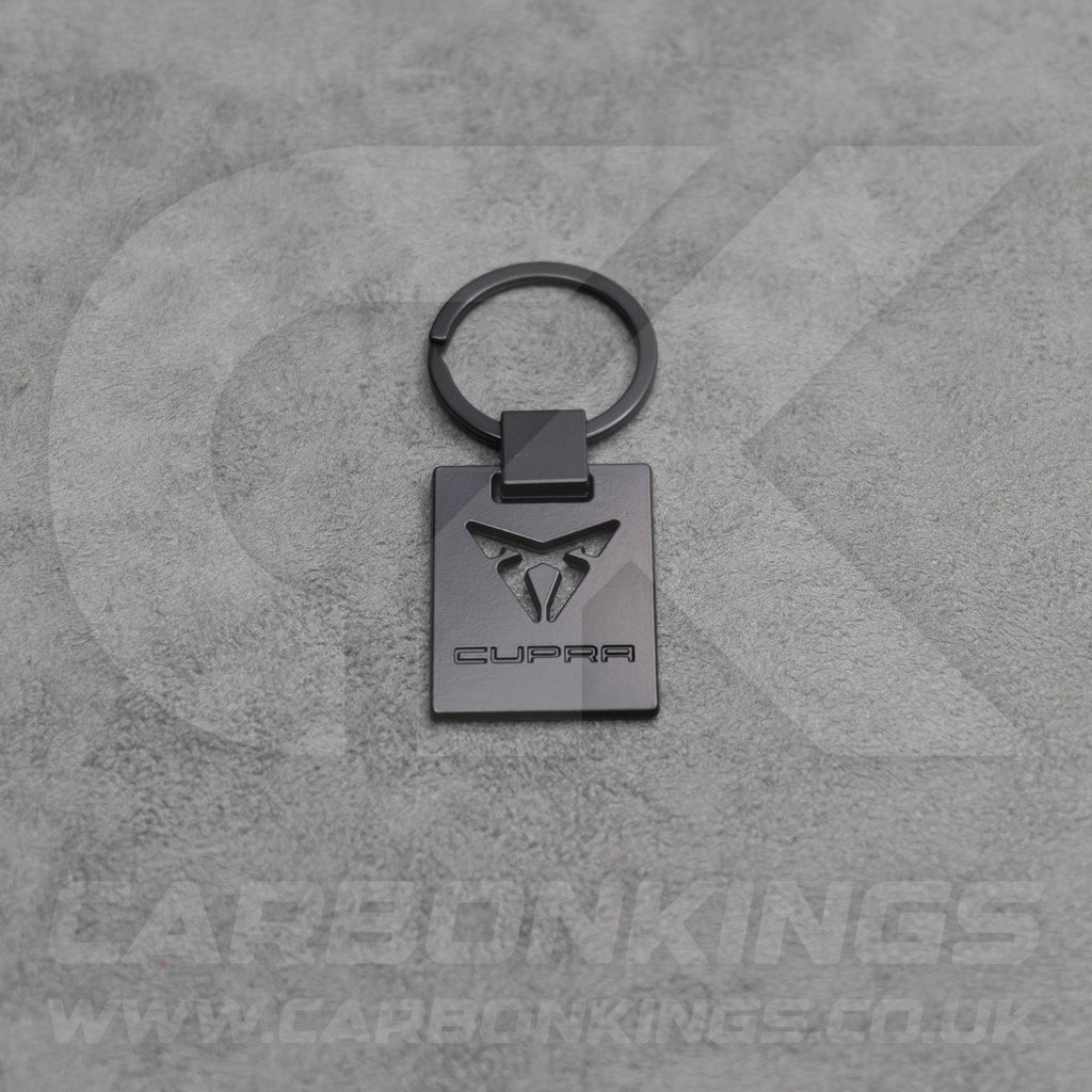 CUPRA Silver / Black Key Ring Chain VZ Born Ateca Leon Formentor Tavascan Terramar