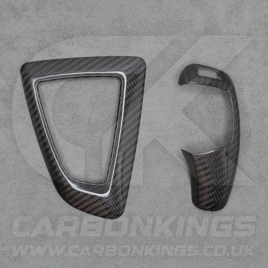 Carbon Fibre Gear Knob & Surround Trims BMW F15 F20 F25 F30 F32 F06 F10 F35 F36
