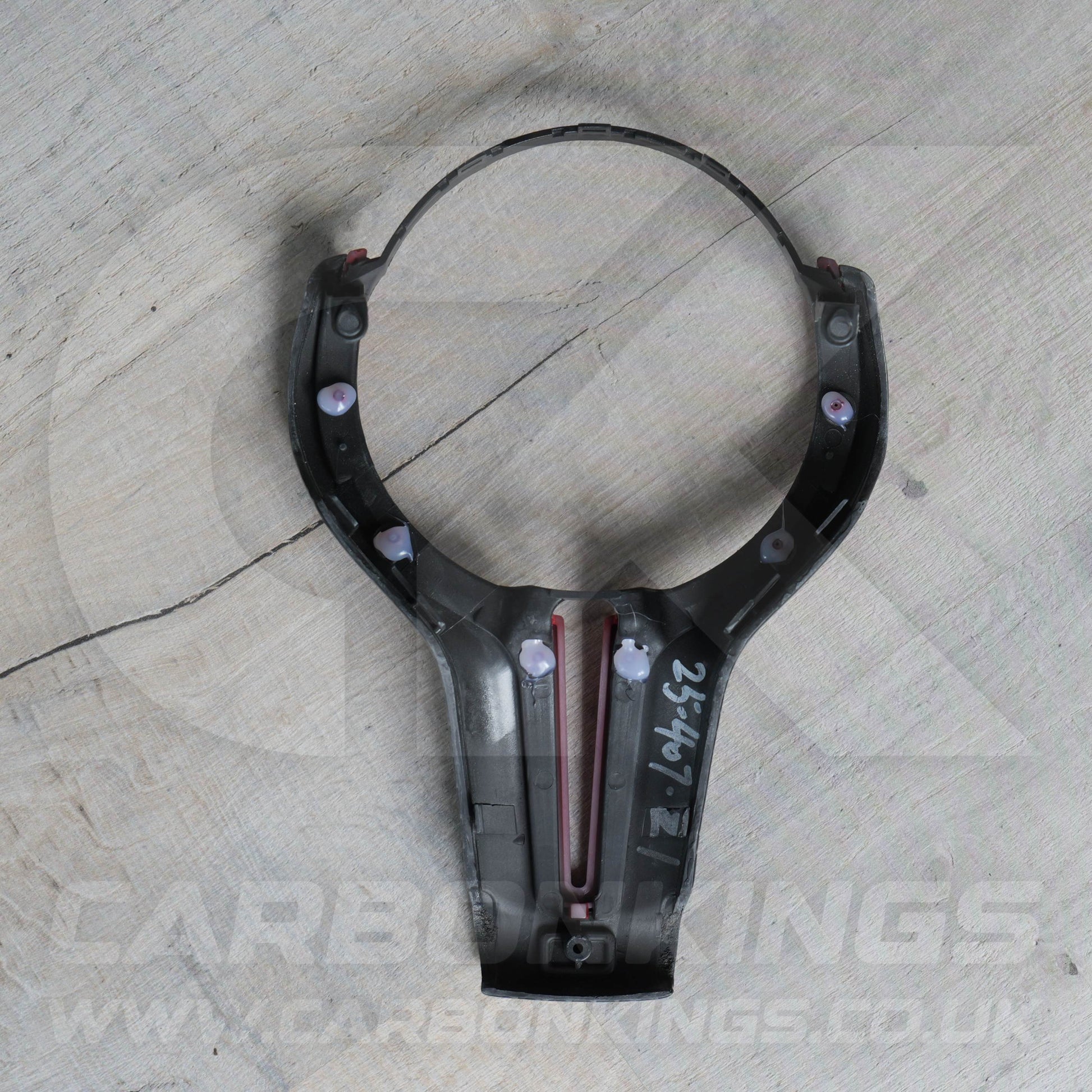 BMW M Sport Carbon Fibre / Red Steering Wheel Trim M2 M3 M4 M5 M6 X5M X6M