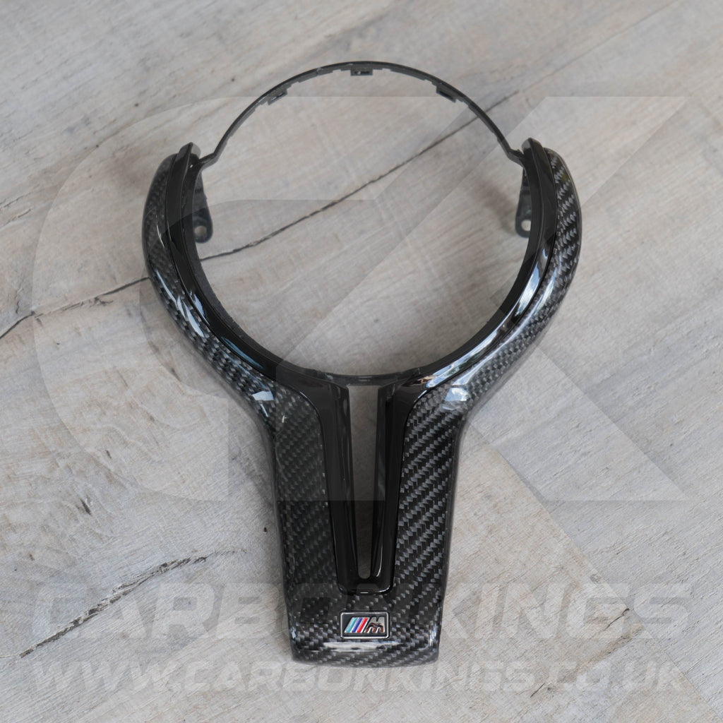 BMW M Sport Carbon Fibre / Black Steering Wheel Trim M2 M3 M4 M5 M6 X5M X6M