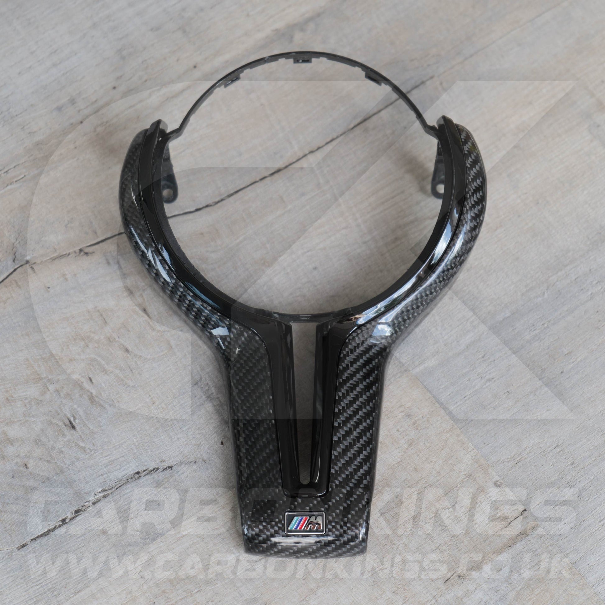 BMW M Sport Carbon Fibre / Black Steering Wheel Trim M2 M3 M4 M5 M6 X5M X6M