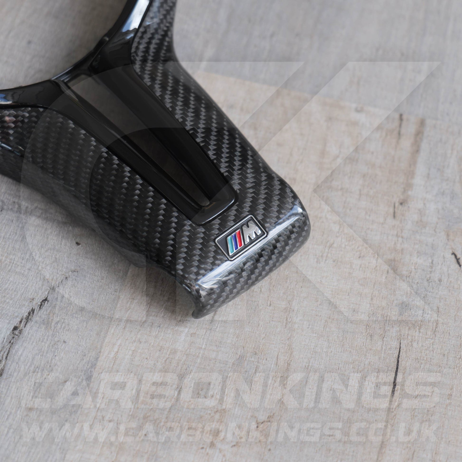 BMW M Sport Carbon Fibre / Black Steering Wheel Trim M2 M3 M4 M5 M6 X5M X6M