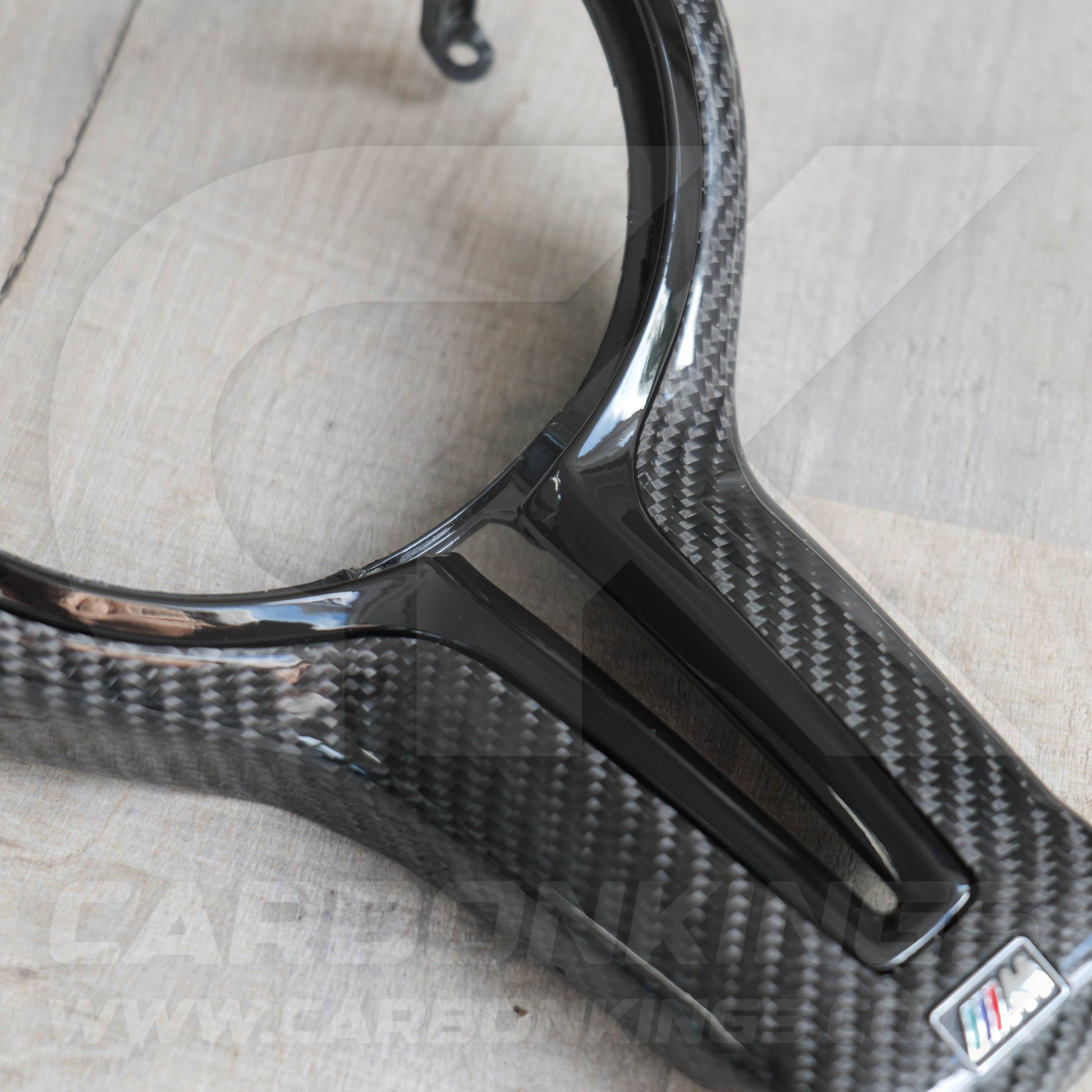 BMW M Sport Carbon Fibre / Black Steering Wheel Trim M2 M3 M4 M5 M6 X5M X6M