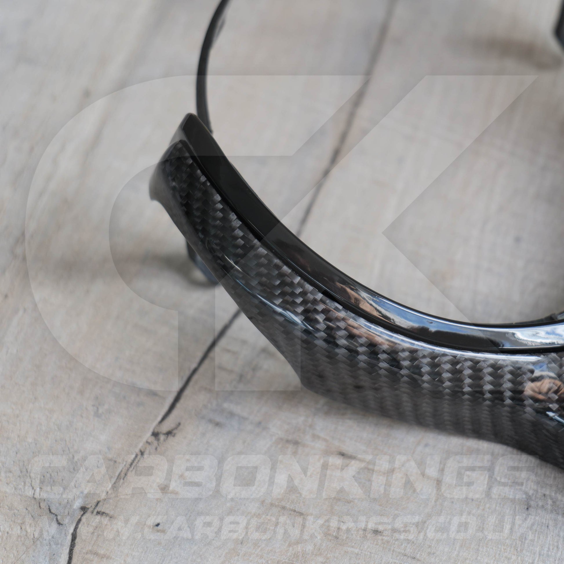BMW M Sport Carbon Fibre / Black Steering Wheel Trim M2 M3 M4 M5 M6 X5M X6M