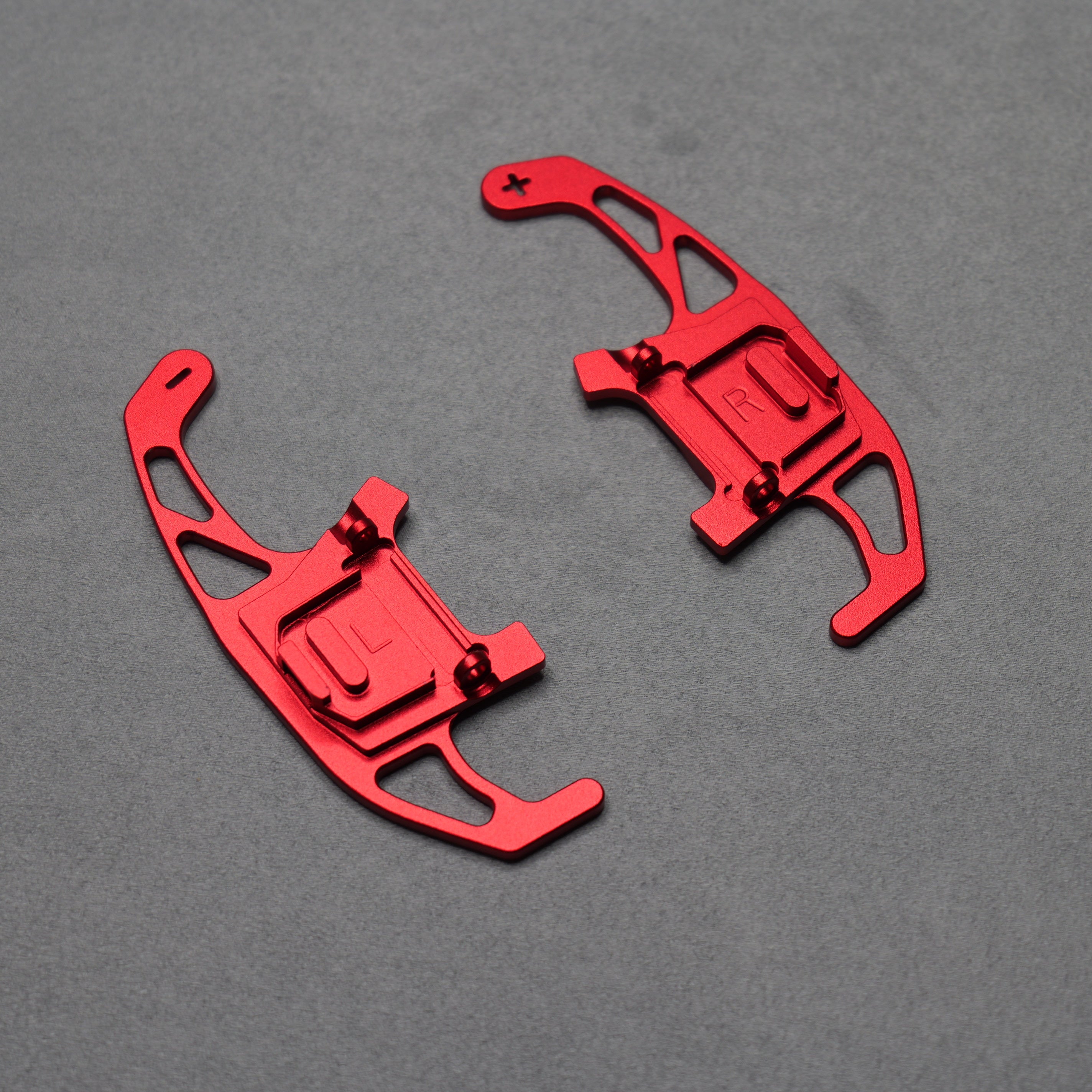 Red Alloy Extended Gear Shifter Paddles for Volkswagen VW Golf MK7 7.5 GTI GTD R TSI DSG