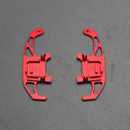 Red Alloy Extended Gear Shifter Paddles for Volkswagen VW Golf MK7 7.5 GTI GTD R TSI DSG