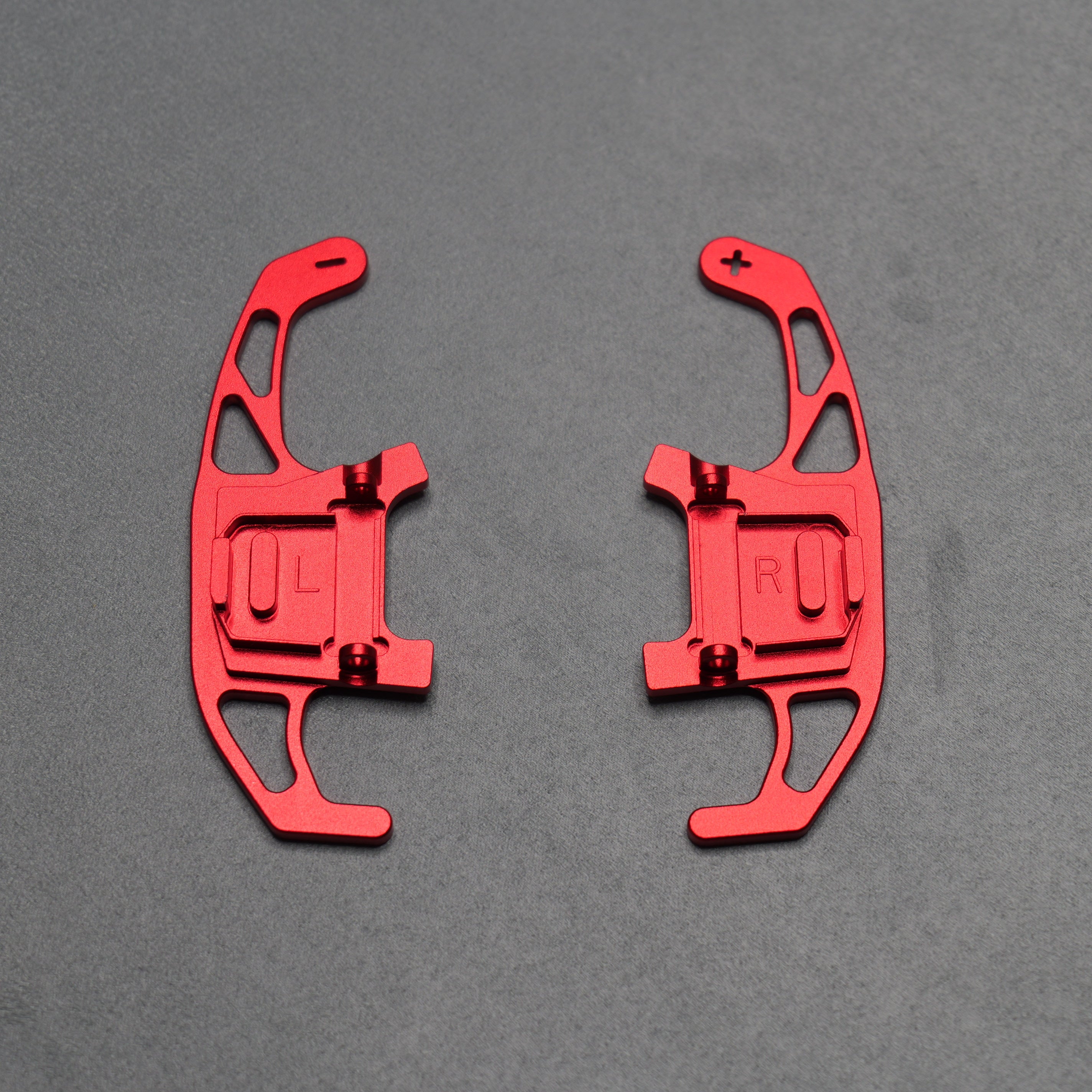 Red Alloy Extended Gear Shifter Paddles for Volkswagen VW Golf MK7 7.5 GTI GTD R TSI DSG