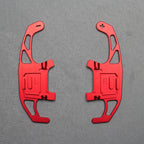 Red Alloy Extended Gear Shifter Paddles for Volkswagen VW Golf MK7 7.5 GTI GTD R TSI DSG