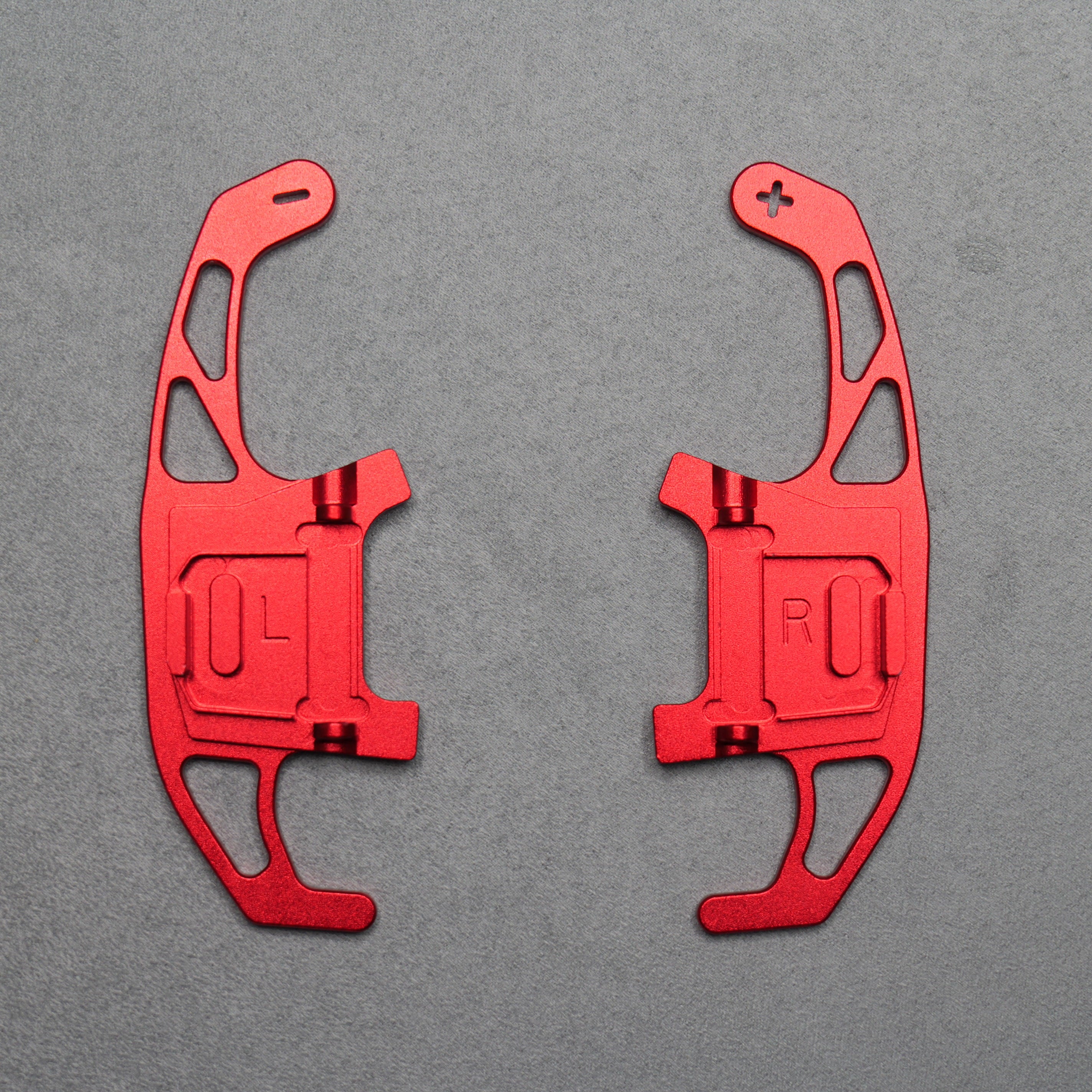 Red Alloy Extended Gear Shifter Paddles for Volkswagen VW Golf MK7 7.5 GTI GTD R TSI DSG