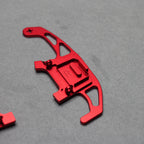 Red Alloy Extended Gear Shifter Paddles for Volkswagen VW Golf MK7 7.5 GTI GTD R TSI DSG