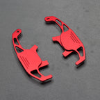 Red Alloy Extended Gear Shifter Paddles for Volkswagen VW Golf MK7 7.5 GTI GTD R TSI DSG
