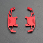 Red Alloy Extended Gear Shifter Paddles for Volkswagen VW Golf MK7 7.5 GTI GTD R TSI DSG