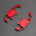 Red Alloy Extended Gear Shifter Paddles for Volkswagen VW Golf MK7 7.5 GTI GTD R TSI DSG