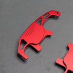 Red Alloy Extended Gear Shifter Paddles for Volkswagen VW Golf MK7 7.5 GTI GTD R TSI DSG