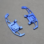 Blue Alloy Extended Gear Shifter Paddles for Volkswagen VW Golf MK7 7.5 GTI GTD R TSI DSG