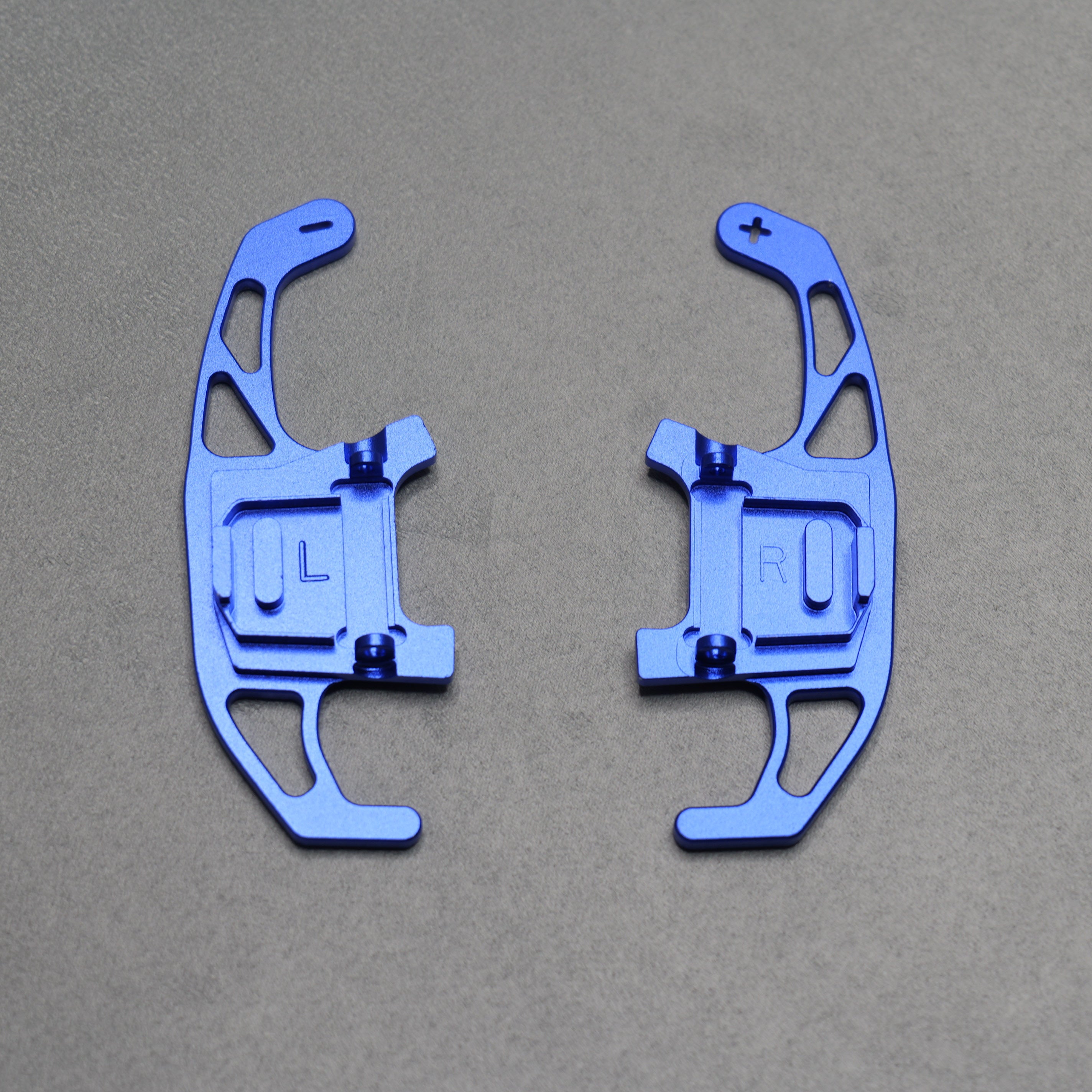 Blue Alloy Extended Gear Shifter Paddles for Volkswagen VW Golf MK7 7.5 GTI GTD R TSI DSG