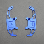 Blue Alloy Extended Gear Shifter Paddles for Volkswagen VW Golf MK7 7.5 GTI GTD R TSI DSG