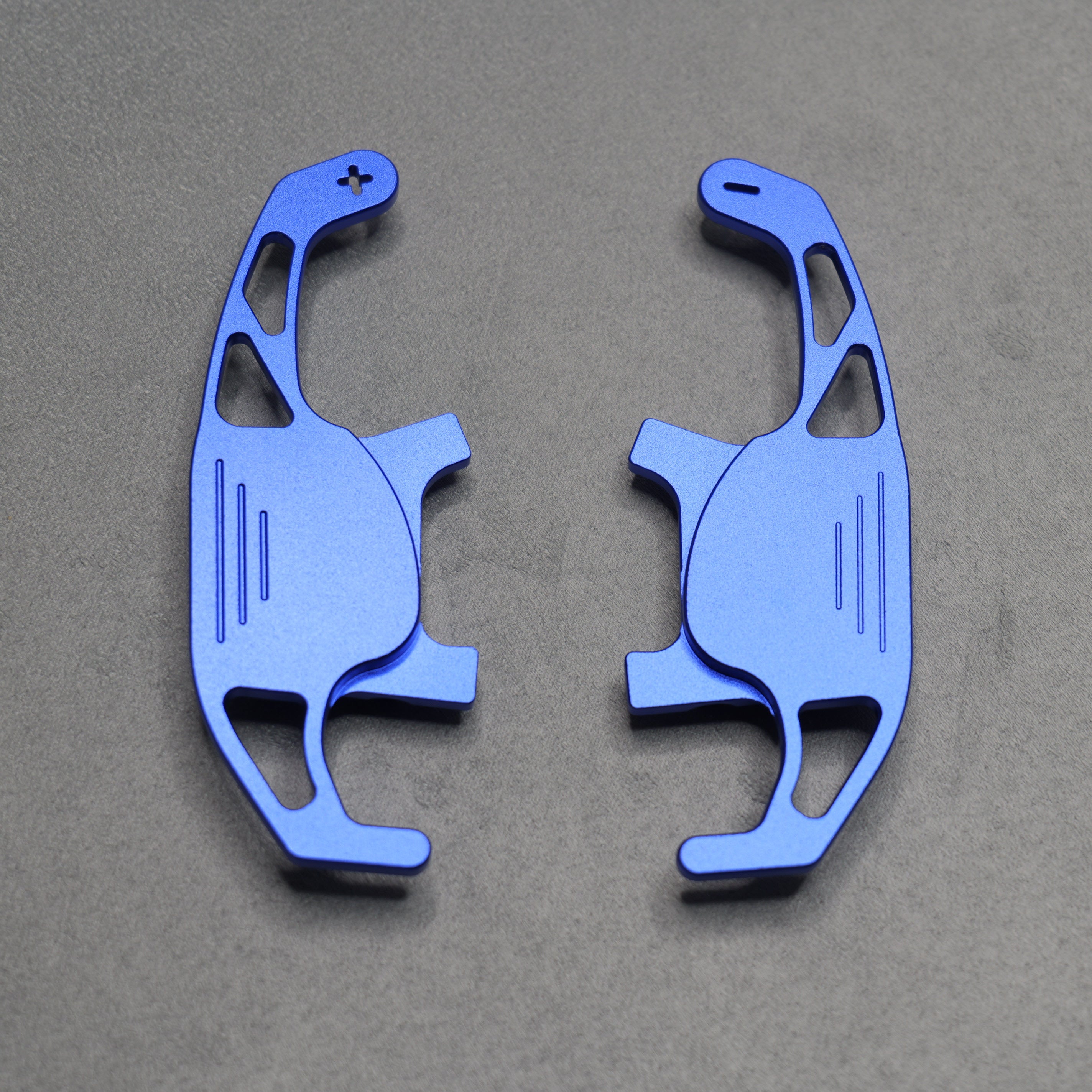 Blue Alloy Extended Gear Shifter Paddles for Volkswagen VW Golf MK7 7.5 GTI GTD R TSI DSG