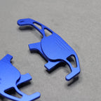 Blue Alloy Extended Gear Shifter Paddles for Volkswagen VW Golf MK7 7.5 GTI GTD R TSI DSG