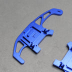 Blue Alloy Extended Gear Shifter Paddles for Volkswagen VW Golf MK7 7.5 GTI GTD R TSI DSG