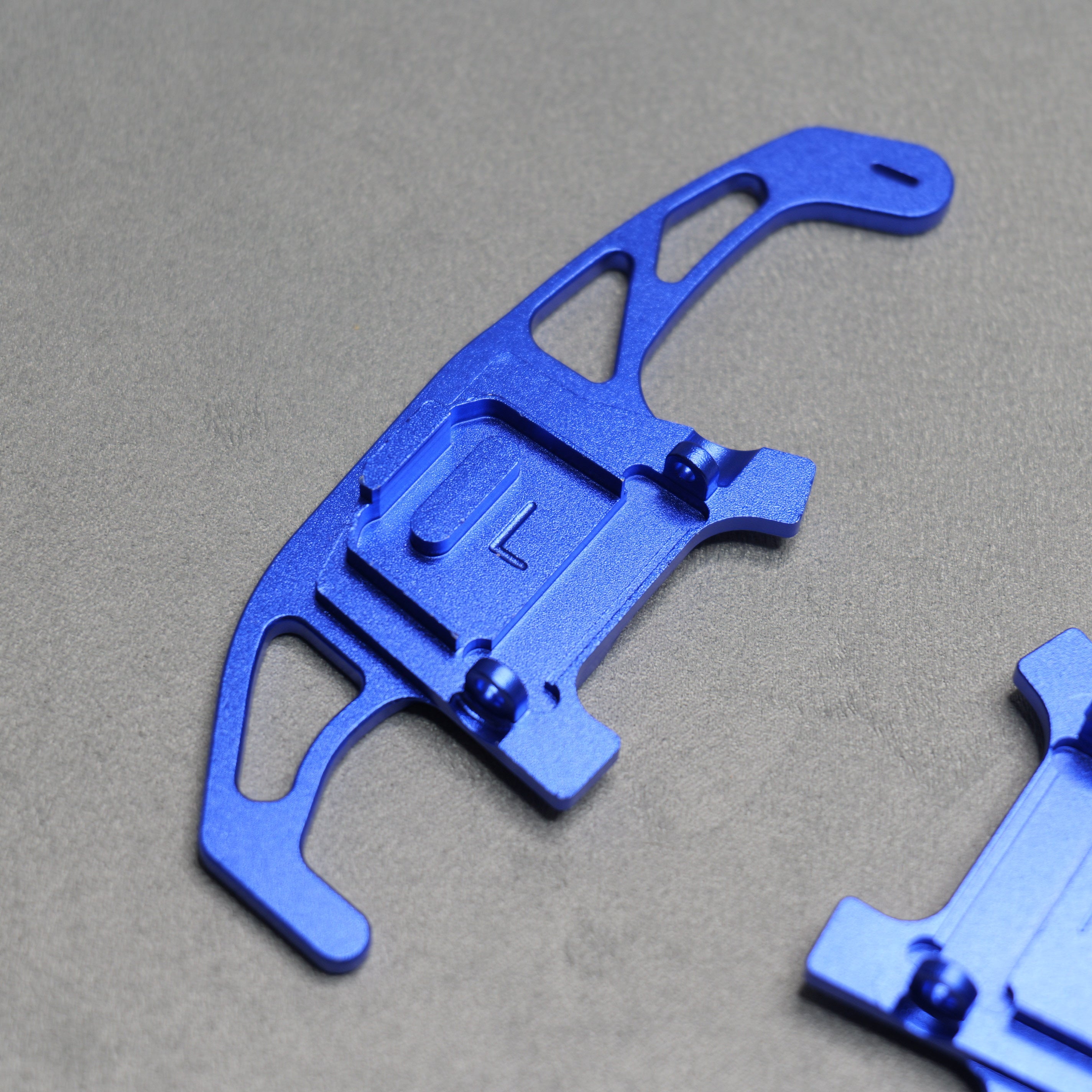Blue Alloy Extended Gear Shifter Paddles for Volkswagen VW Golf MK7 7.5 GTI GTD R TSI DSG