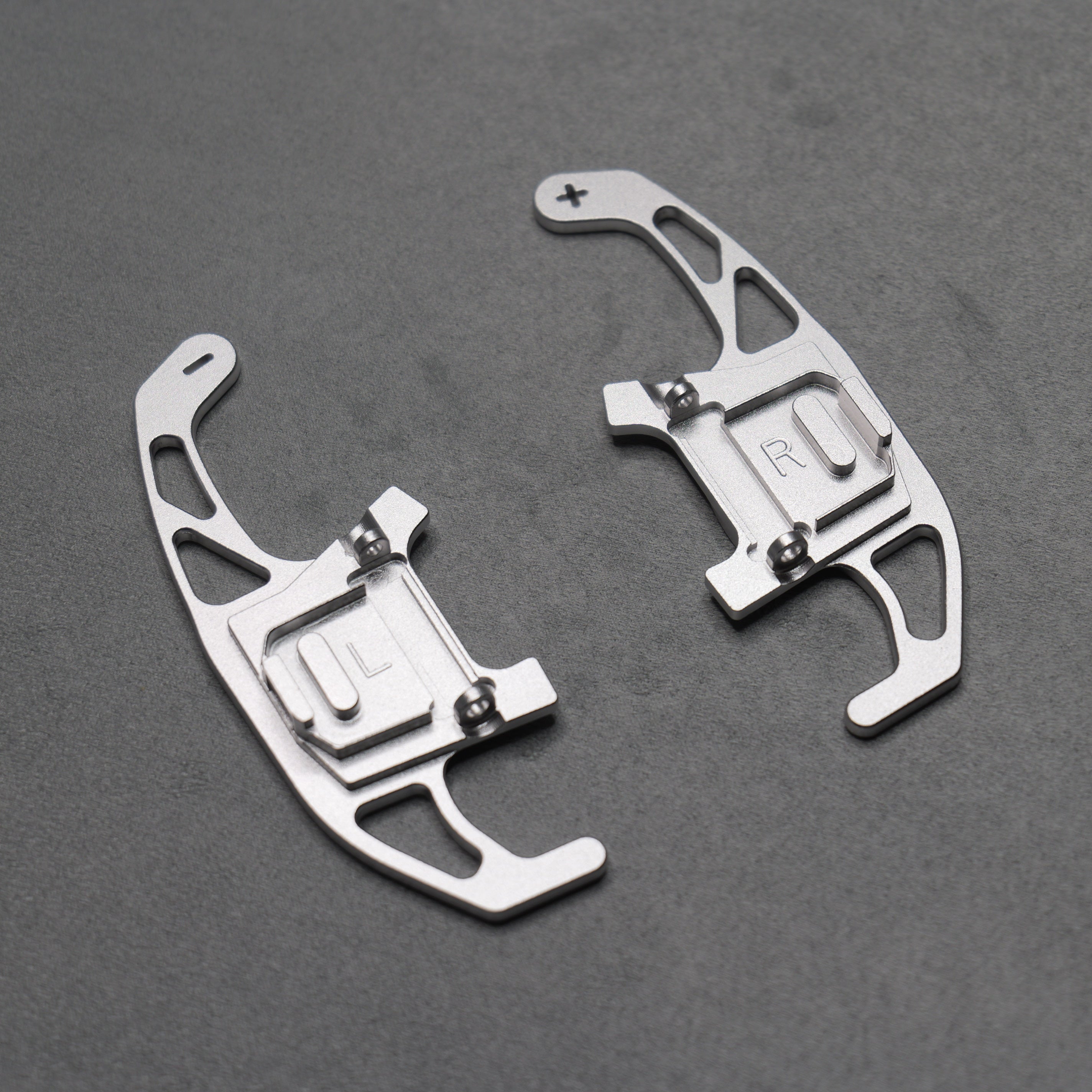 Silver Alloy Extended Gear Shifter Paddles for Volkswagen VW Golf MK7 7.5 GTI GTD R TSI DSG