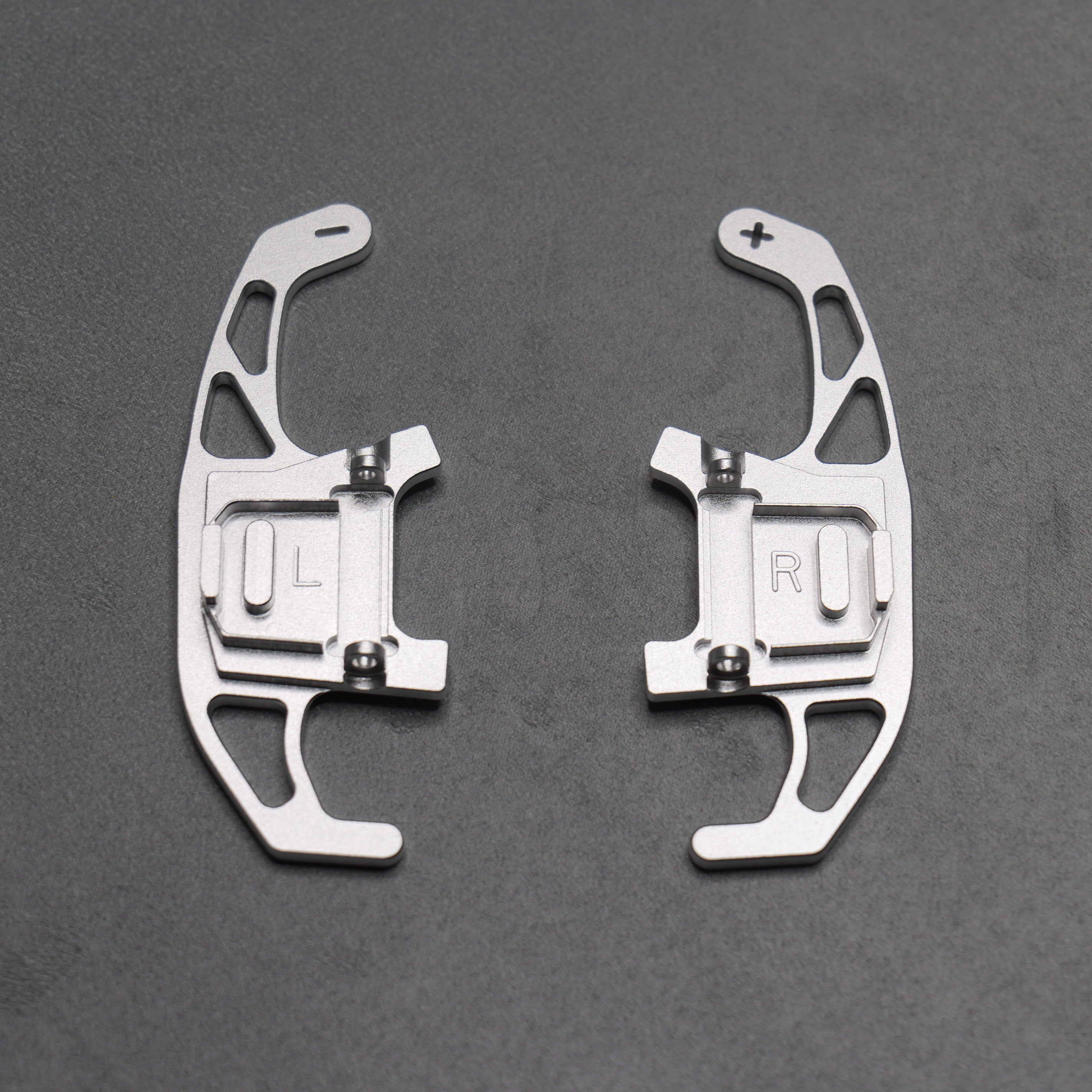 Silver Alloy Extended Gear Shifter Paddles for Volkswagen VW Golf MK7 7.5 GTI GTD R TSI DSG