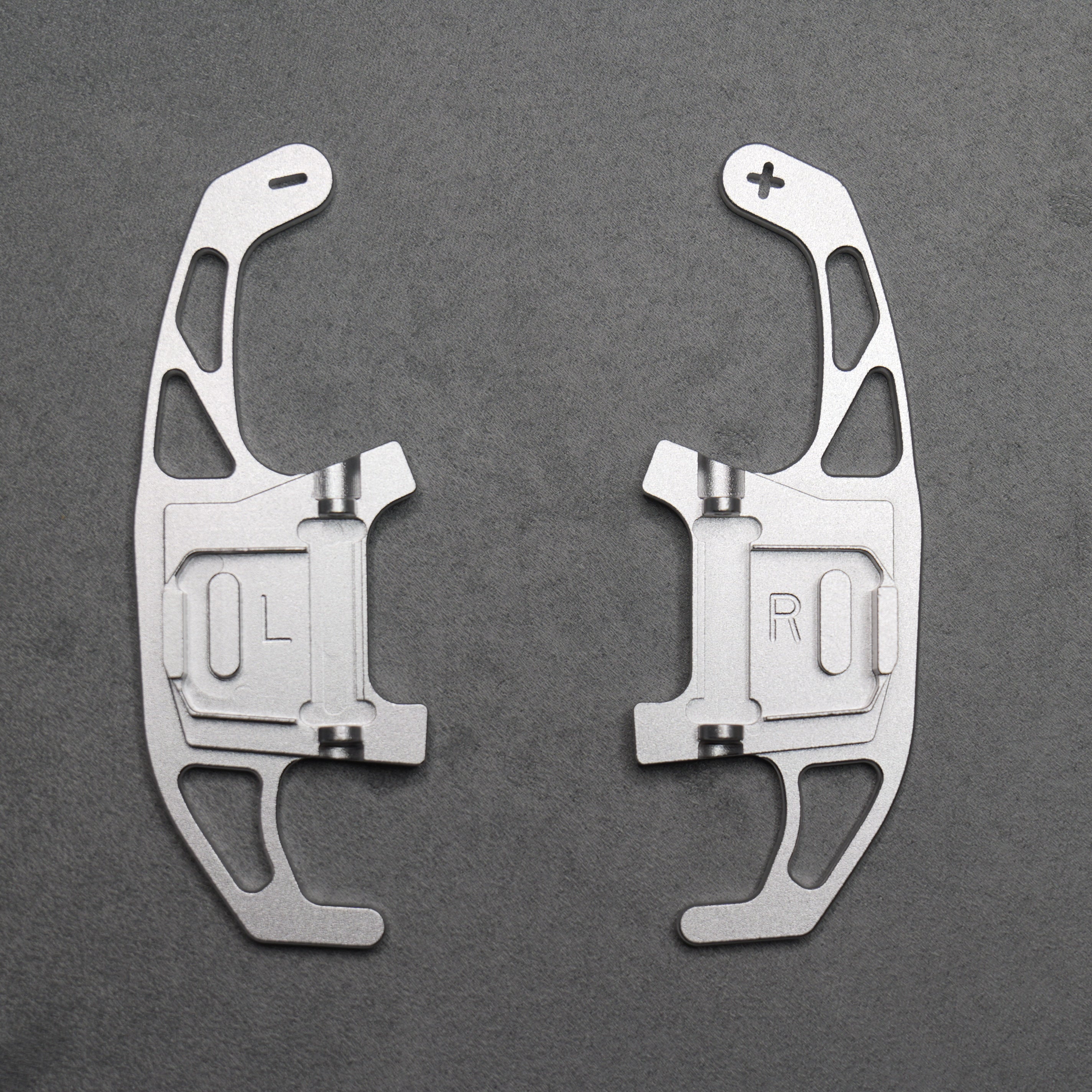 Silver Alloy Extended Gear Shifter Paddles for Volkswagen VW Golf MK7 7.5 GTI GTD R TSI DSG