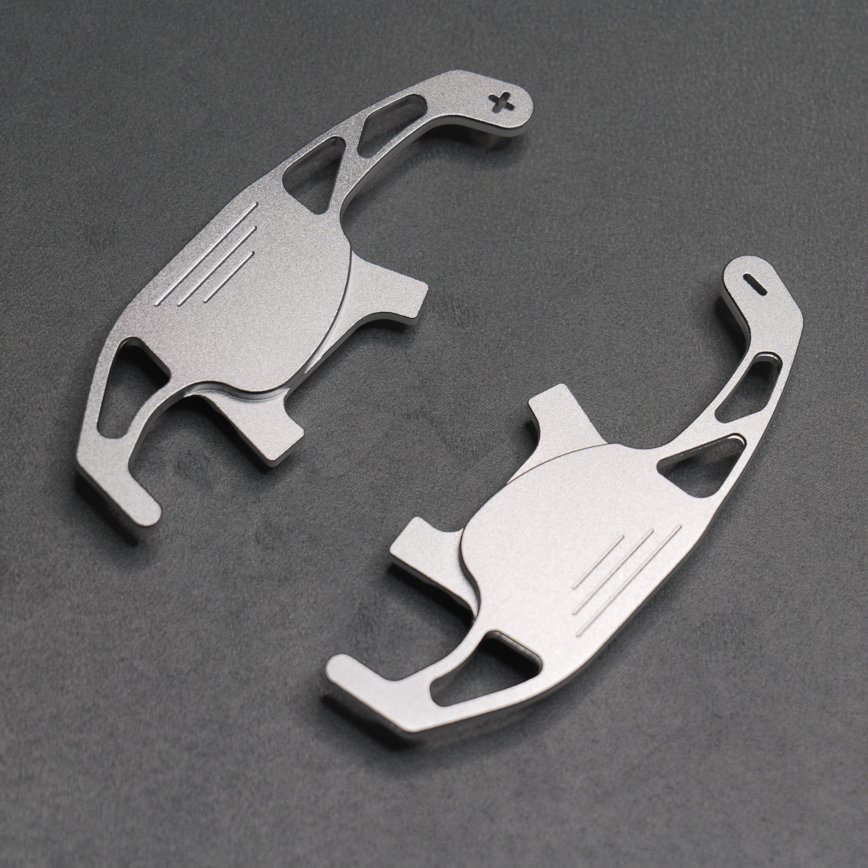 Silver Alloy Extended Gear Shifter Paddles for Volkswagen VW Golf MK7 7.5 GTI GTD R TSI DSG
