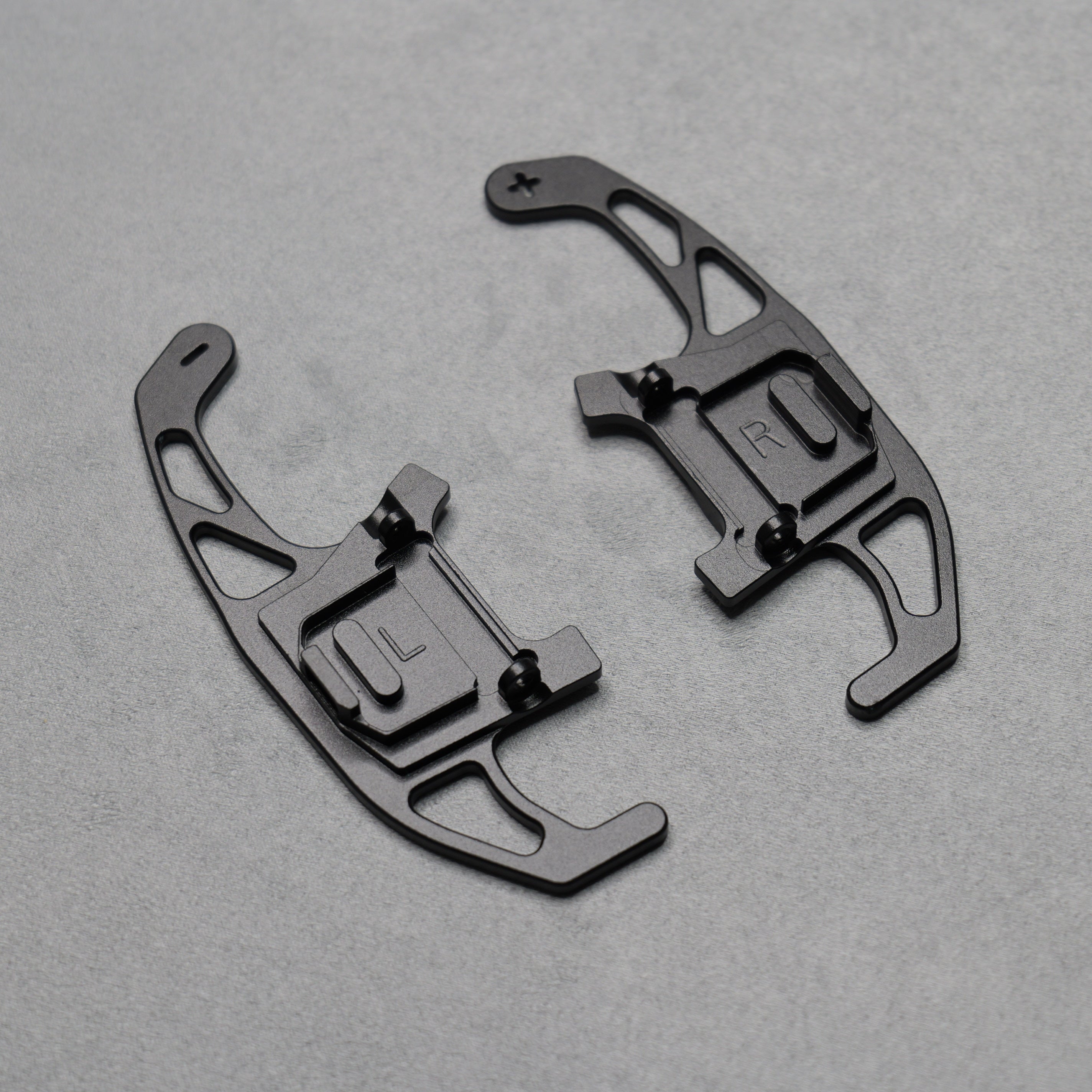 Black Alloy Extended Gear Shifter Paddles for Volkswagen VW Golf MK7 7.5 GTI GTD R TSI DSG