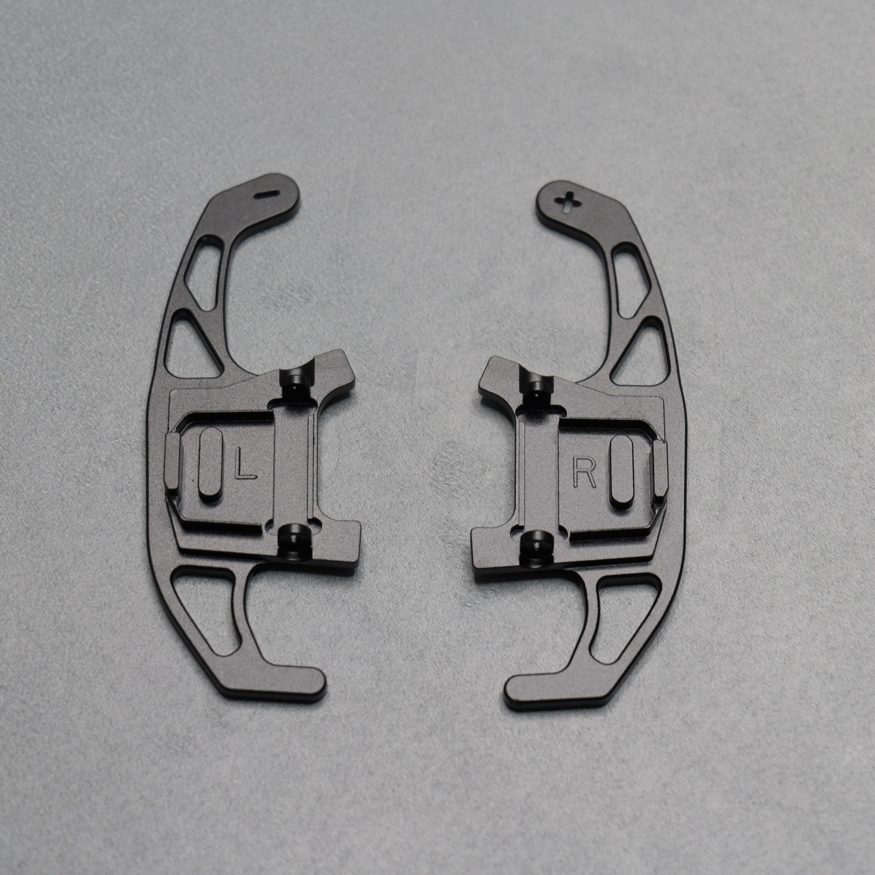 Black Alloy Extended Gear Shifter Paddles for Volkswagen VW Golf MK7 7.5 GTI GTD R TSI DSG
