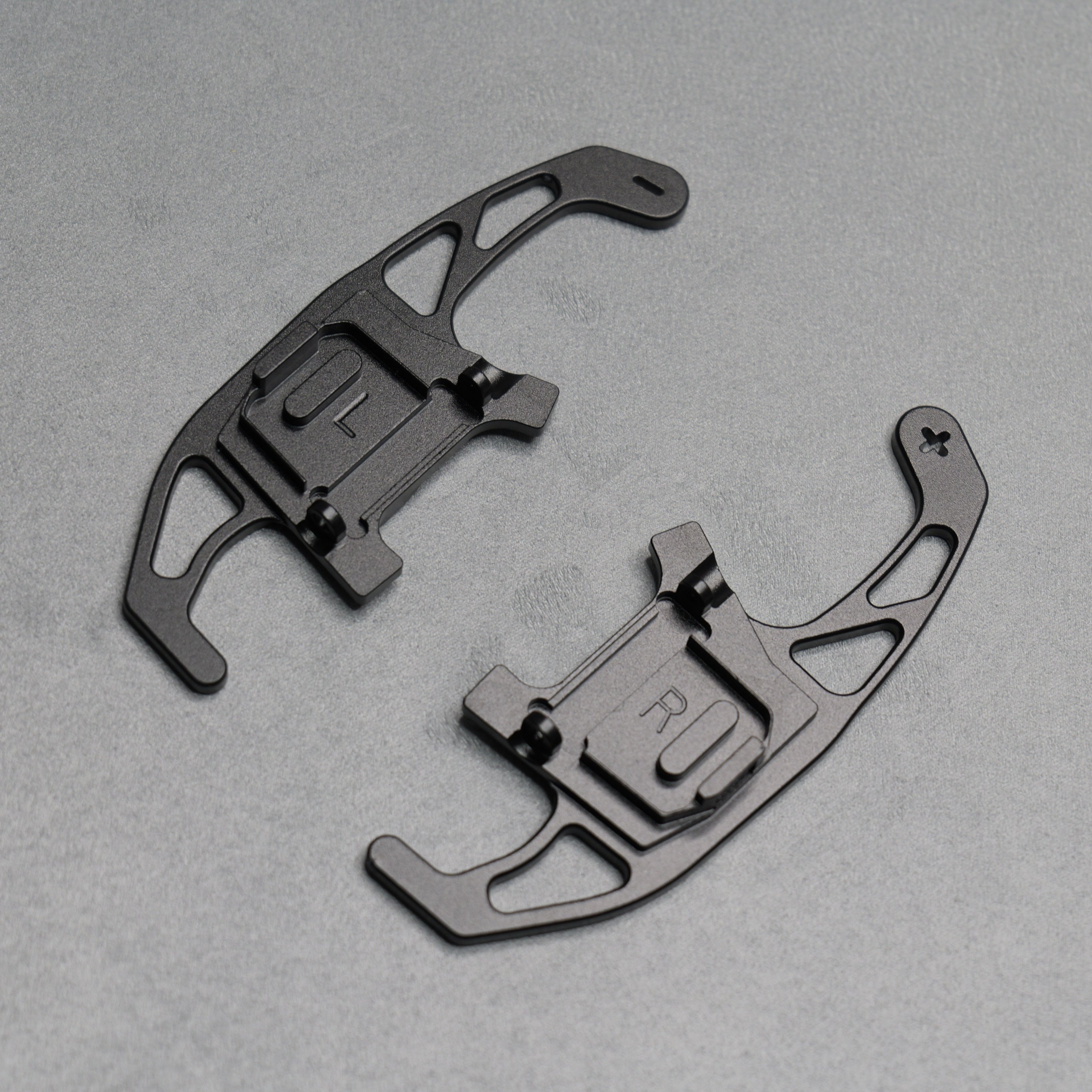 Black Alloy Extended Gear Shifter Paddles for Volkswagen VW Golf MK7 7.5 GTI GTD R TSI DSG